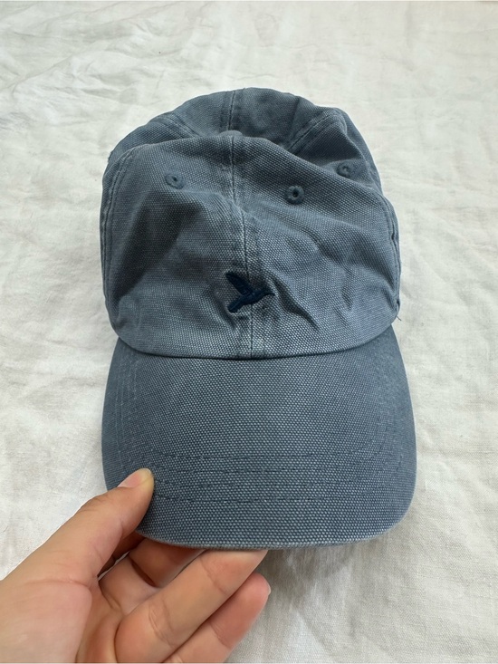 Lloyd Other - Men's Washed Slate Blue Cotton Baseball Cap with Embroidered Logo